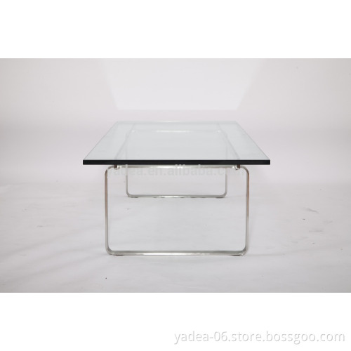 Modern tempered glass Hans wegner CH108 coffee table